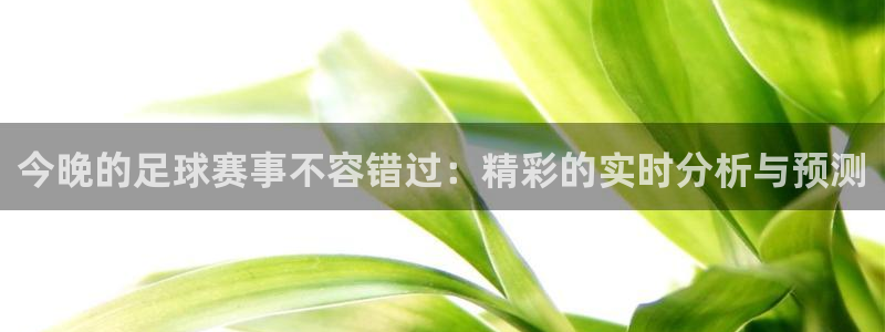 易游app下载安装最新版：今晚的足球赛事不容错过：精彩的实时
